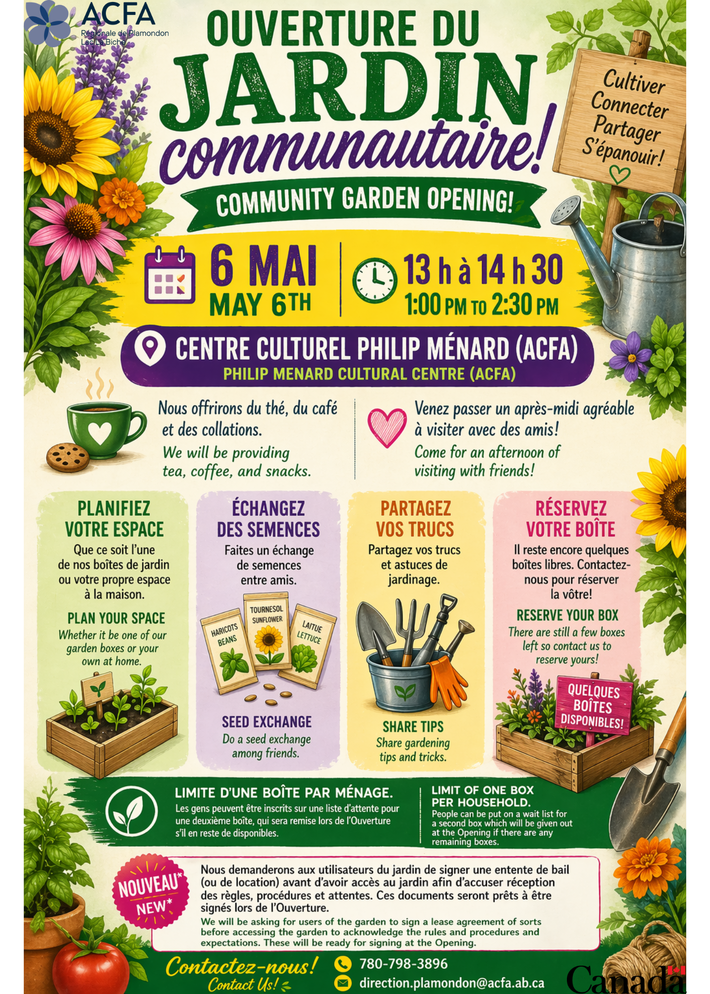 Jardin communautaire 2026 Plamondon